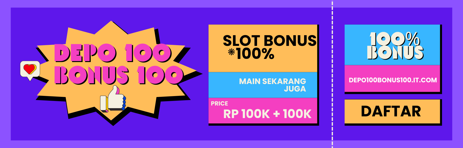 Depo 100 Bonus 100